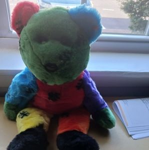 Frankenteddy buddy has no heart tagbut is extremely rare